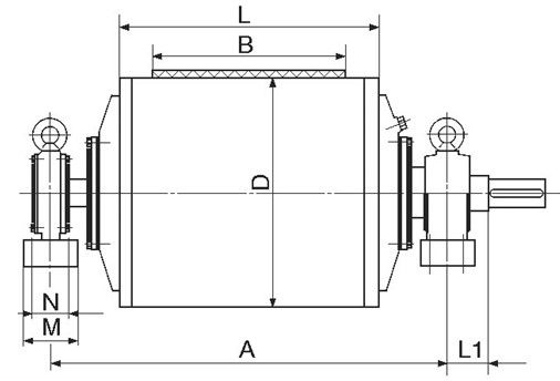 外置式電動滾筒 外置式電動滾筒